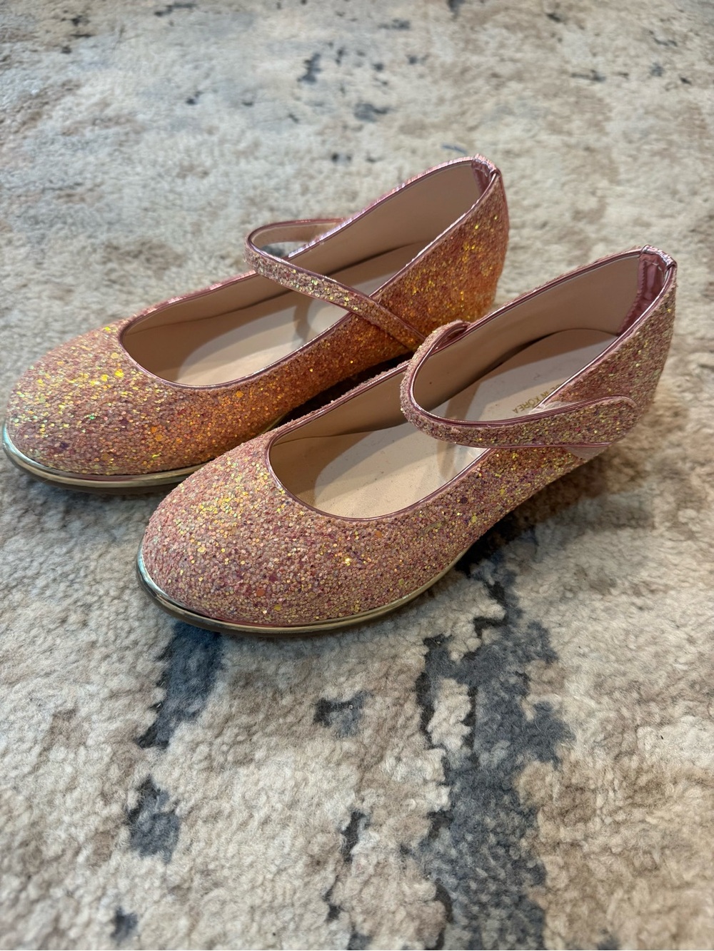 Girls' Sparkle Mary Jane Dress Shoes in Pink
